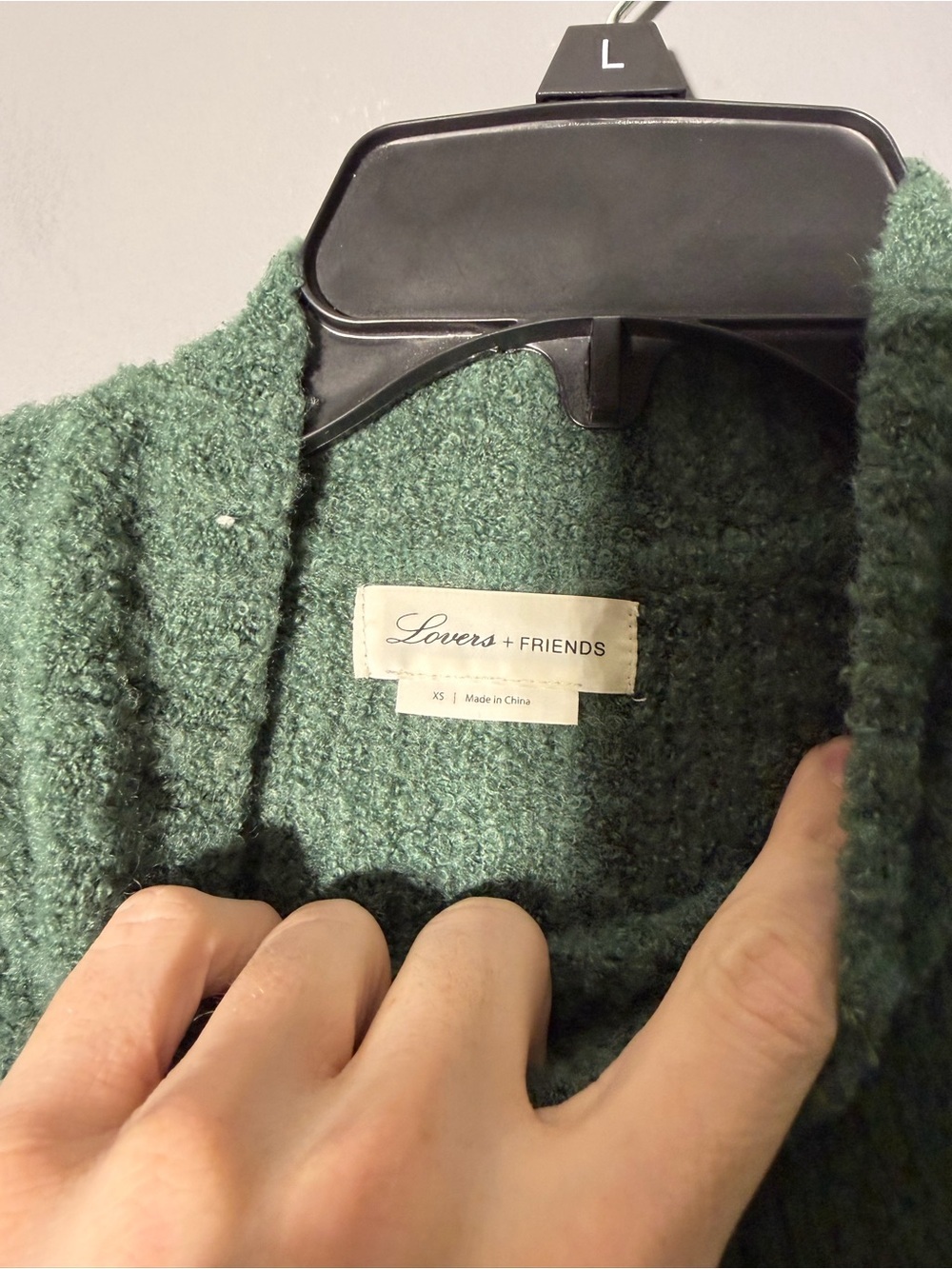 Lovers + Friends Mock Turtleneck Sweater in Green Size XS - Picture 3 of 5